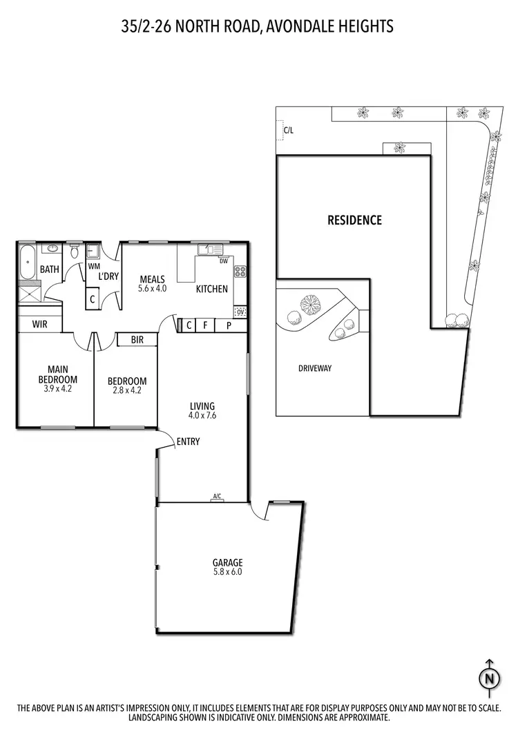 Floorplan of Homely unit listing, 35/2-26 North Road, Avondale Heights VIC 3034