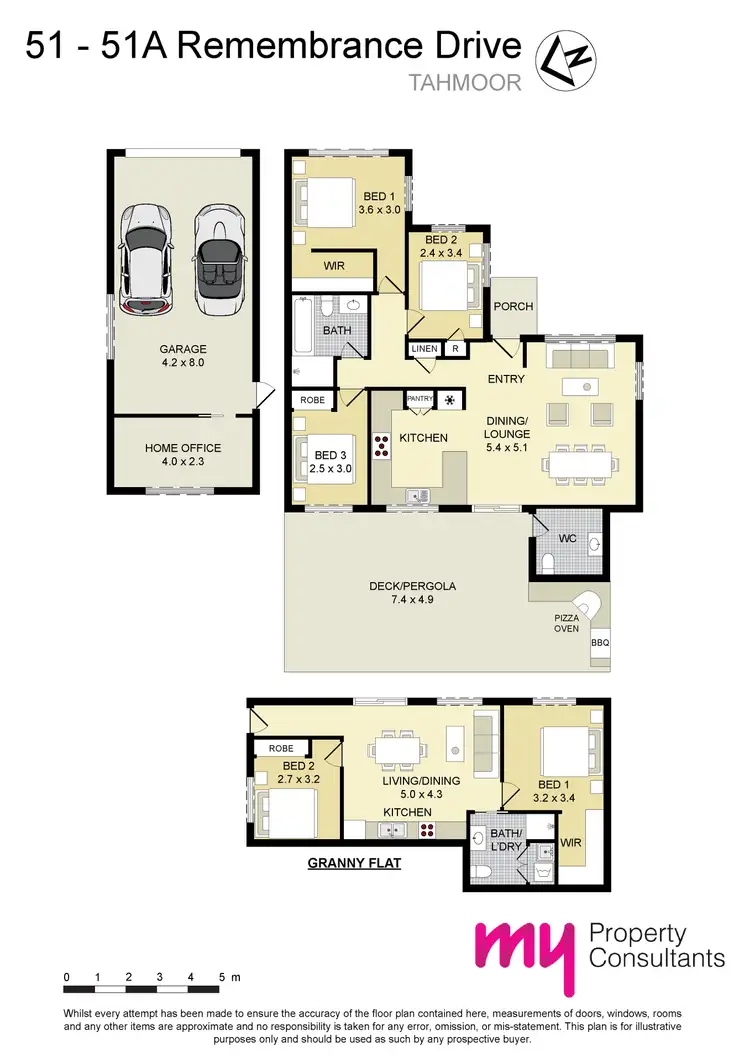 Floorplan of Homely house listing, 51 & 51A Remembrance Driveway, Tahmoor NSW 2573