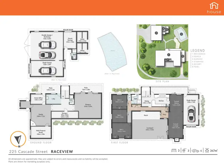 Floorplan of Homely house listing, 225 Cascade Street, Raceview QLD 4305