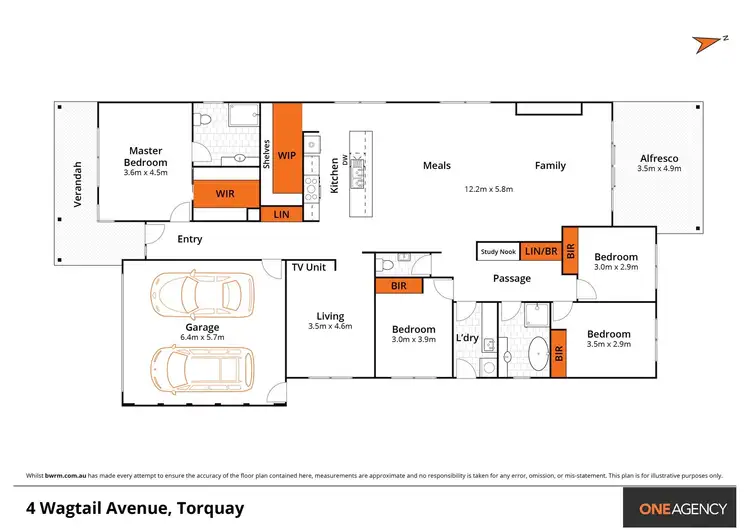 Floorplan of Homely house listing, 4 Wagtail Avenue, Torquay VIC 3228
