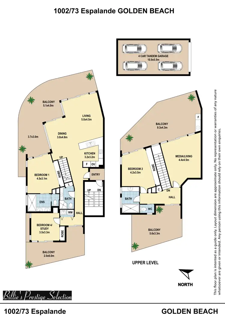 Floorplan of Homely apartment listing, 1002/73 Esplanade, Golden Beach QLD 4551