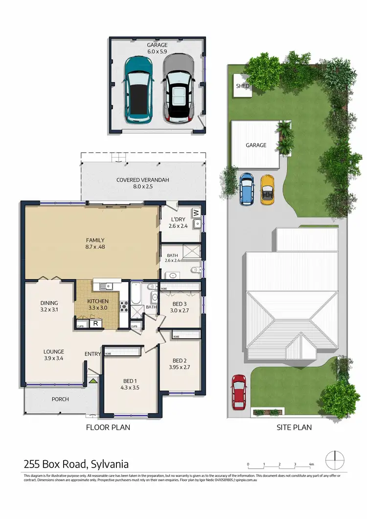 Floorplan of Homely house listing, 255 Box Road, Sylvania NSW 2224