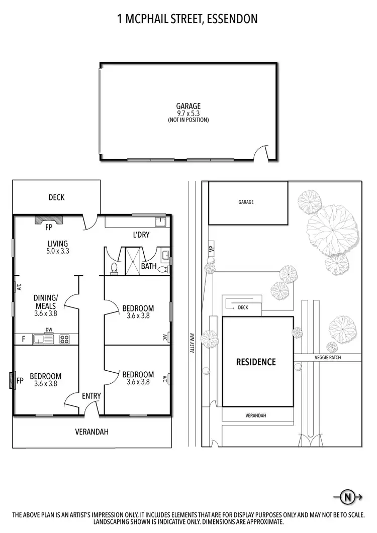 Floorplan of Homely house listing, 1 McPhail Street, Essendon VIC 3040