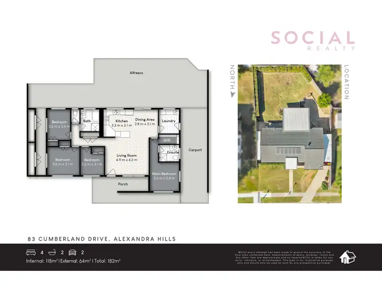 Floorplan of Homely house listing, 83 Cumberland Drive, Alexandra Hills QLD 4161