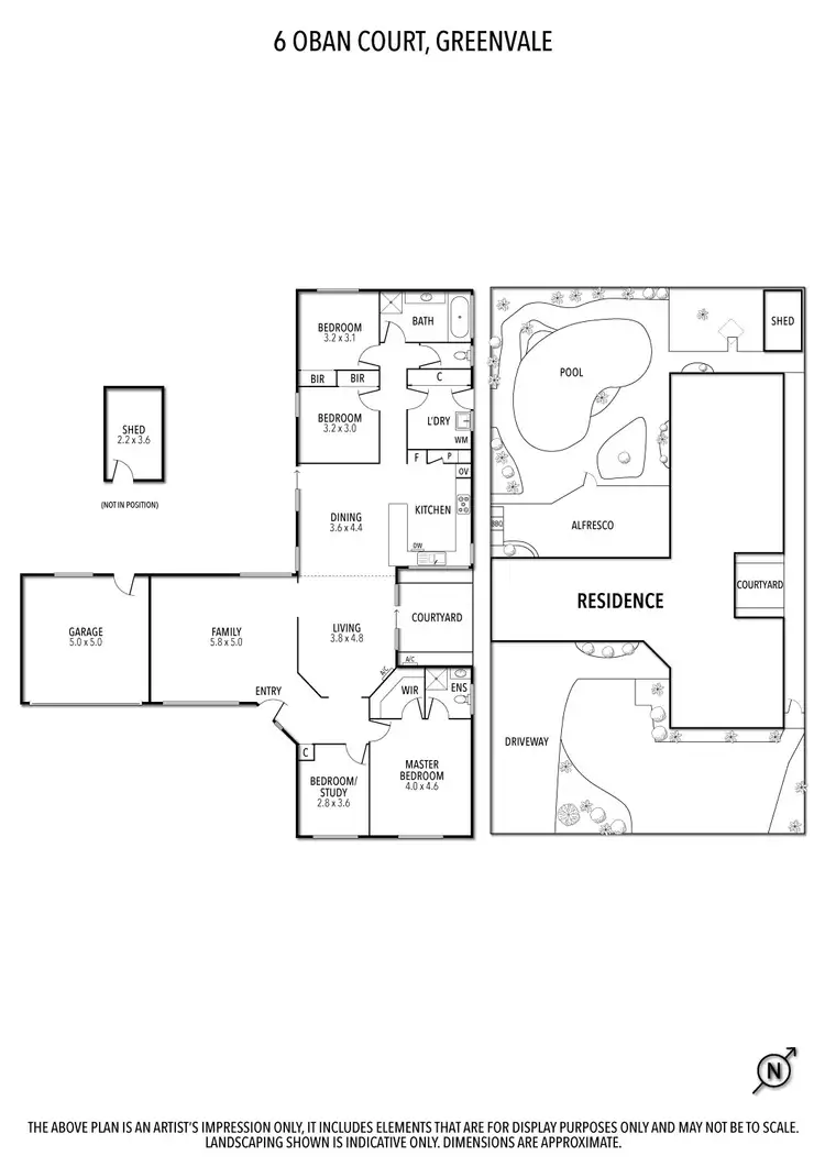 Floorplan of Homely house listing, 6 Oban Court, Greenvale VIC 3059