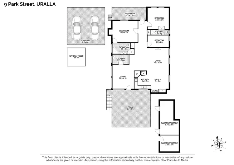 Floorplan of Homely house listing, 9 Park Street, Uralla NSW 2358