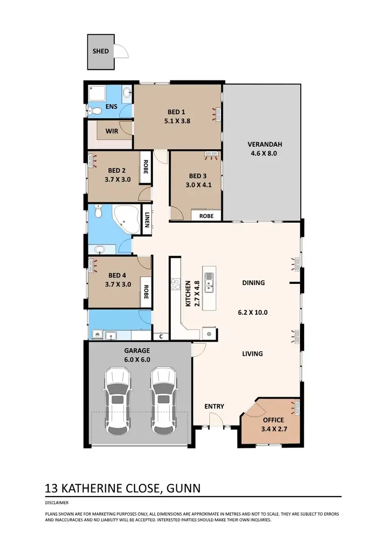 Floorplan of Homely house listing, 13 Katherine Close, Gunn NT 832