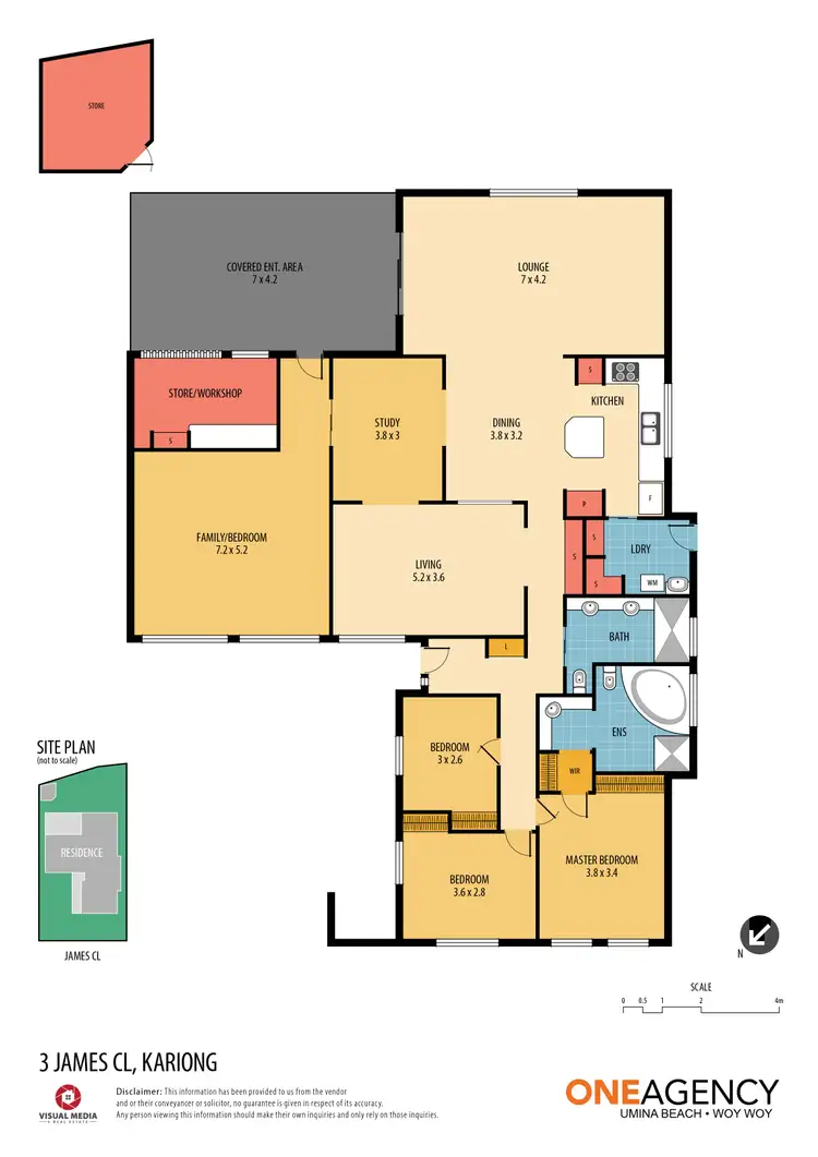 Floorplan of Homely house listing, 3 James Close, Kariong NSW 2250