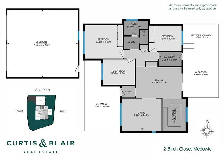 Floorplan of Homely house listing, 2 Birch Close, Medowie NSW 2318