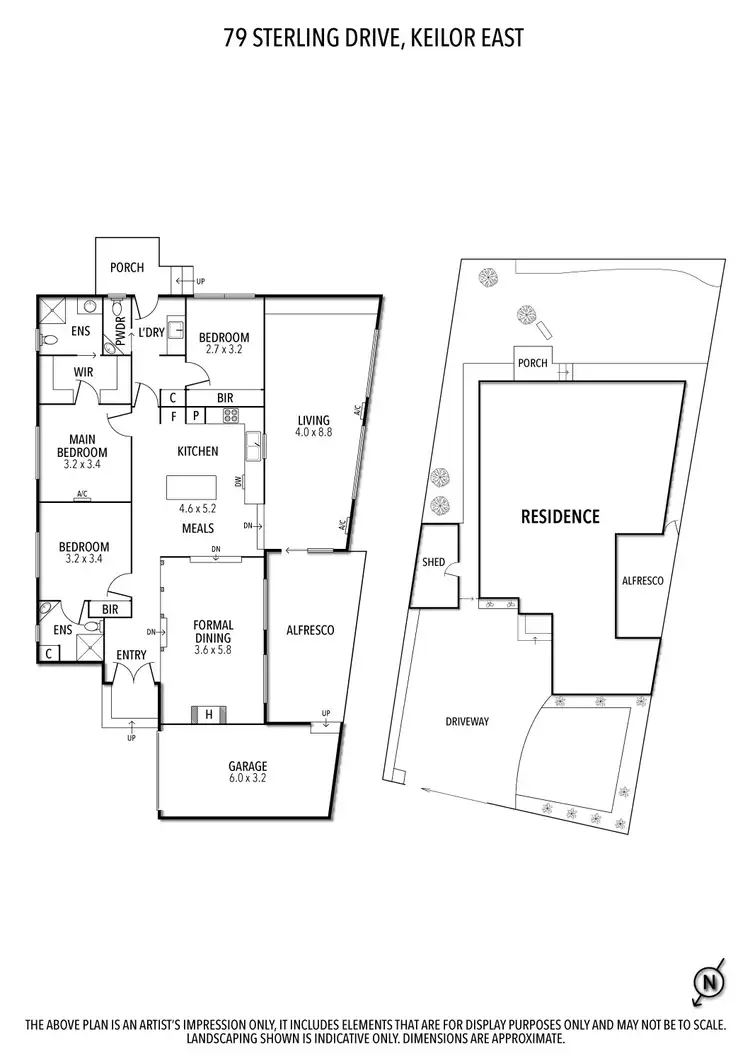 Floorplan of Homely house listing, 79 Sterling Drive, Keilor East VIC 3033