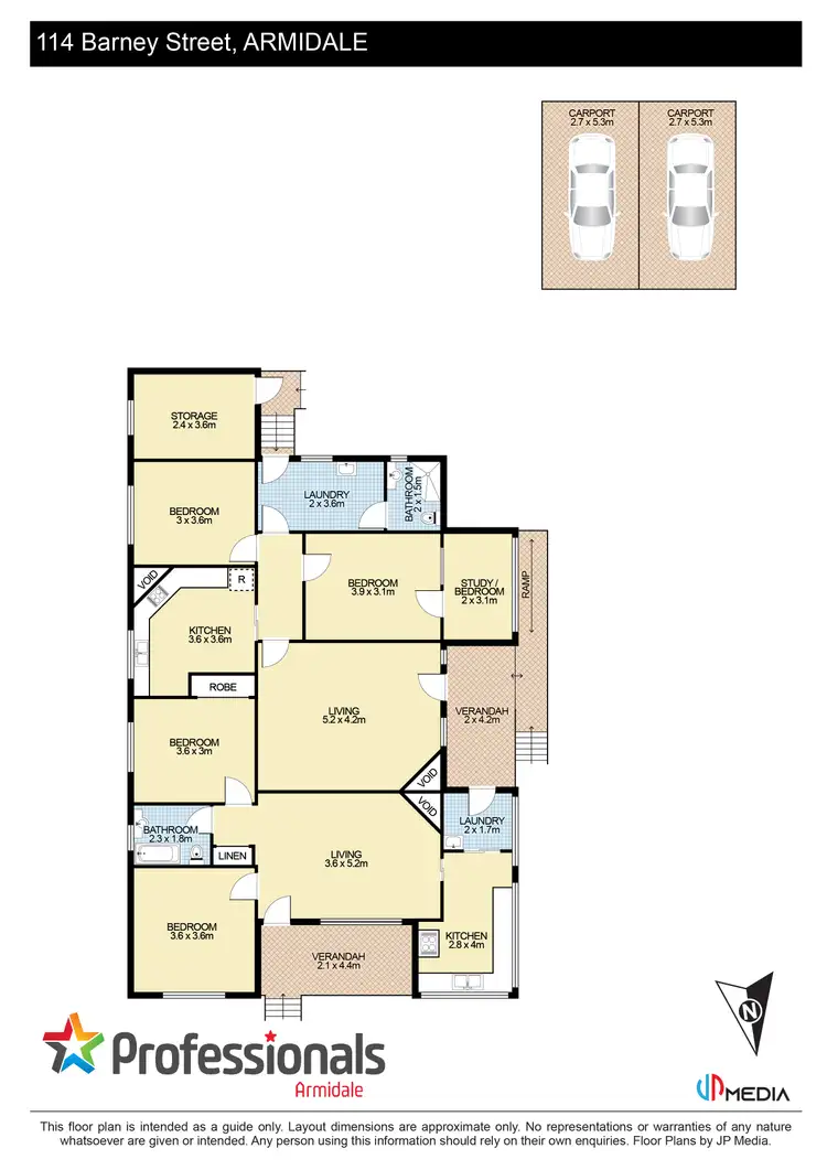 Floorplan of Homely block of units listing, 114 Barney Street, Armidale NSW 2350