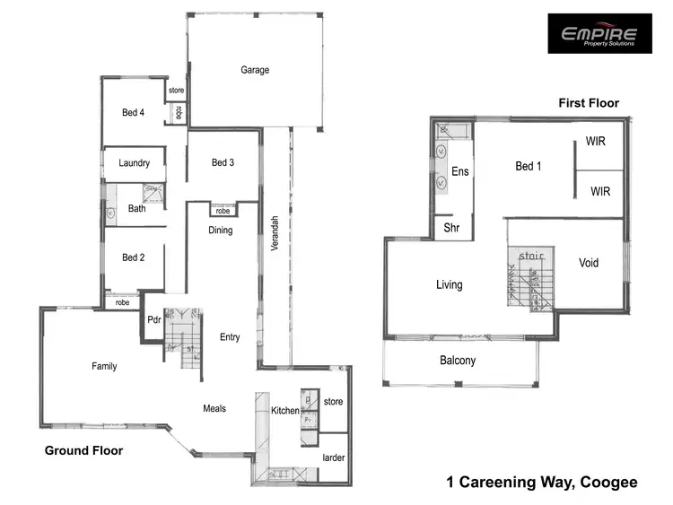 Floorplan of Homely house listing, 1 Careening Way, Coogee WA 6166