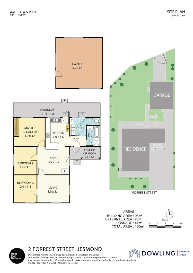 Floorplan of Homely house listing, 2 Forrest Street, Jesmond NSW 2299