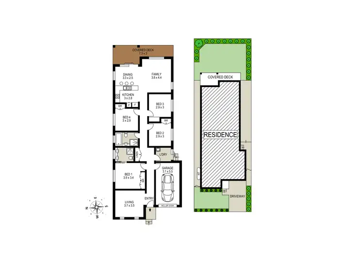 Floorplan of Homely house listing, 43 Wildflower Street, Schofields NSW 2762