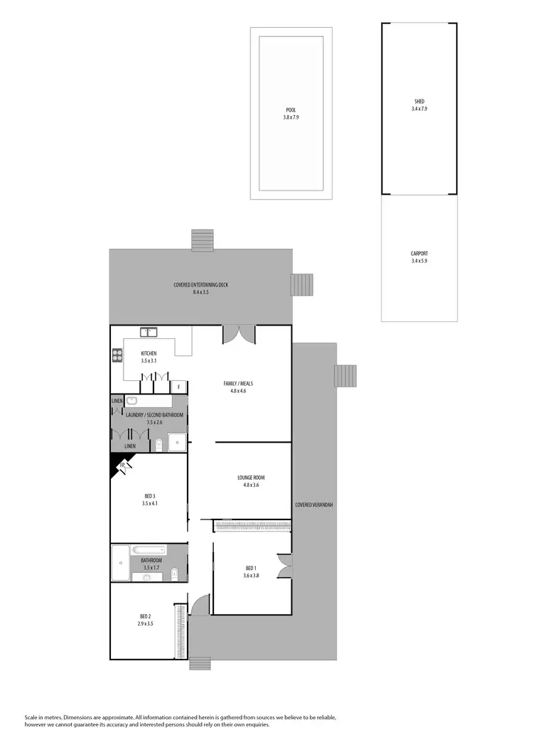 Floorplan of Homely house listing, 4 Cook Street, Muswellbrook NSW 2333