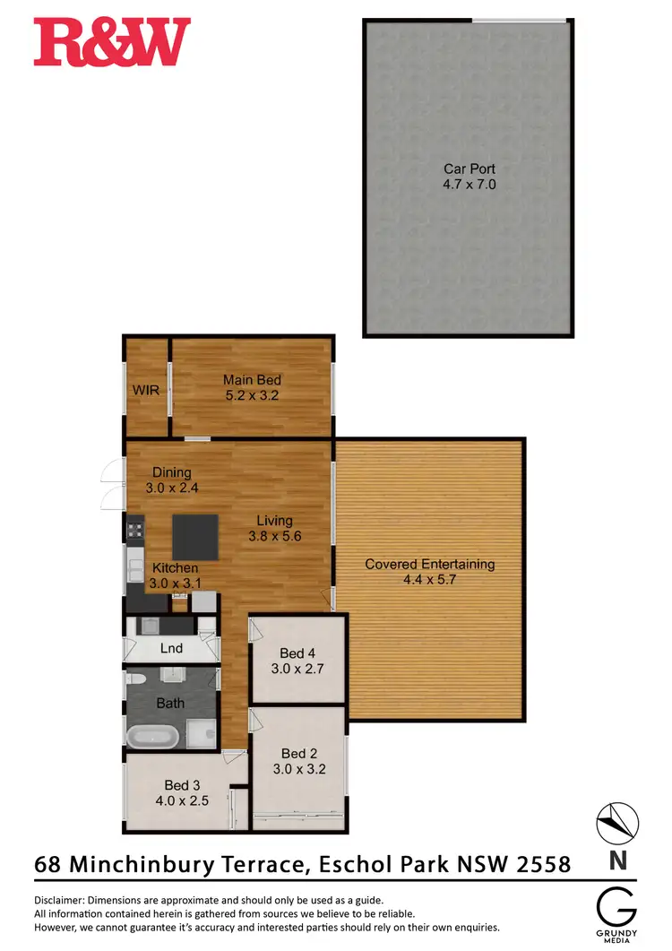 Floorplan of Homely house listing, 68 Minchinbury Terrace, Eschol Park NSW 2558