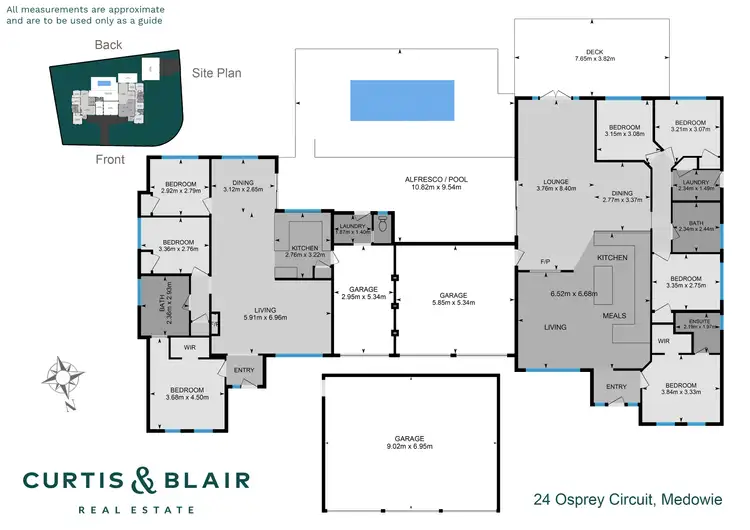 Floorplan of Homely house listing, 24 Osprey Circuit, Medowie NSW 2318