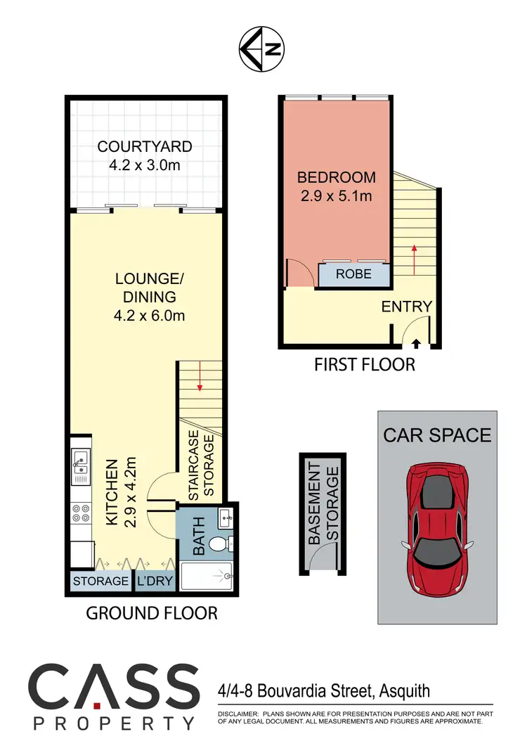 Floorplan of Homely apartment listing, 4/4-8 Bouvardia Street, Asquith NSW 2077