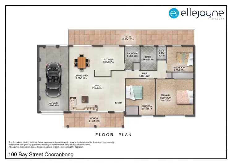 Floorplan of Homely house listing, 100 Bay Street, Balcolyn NSW 2264