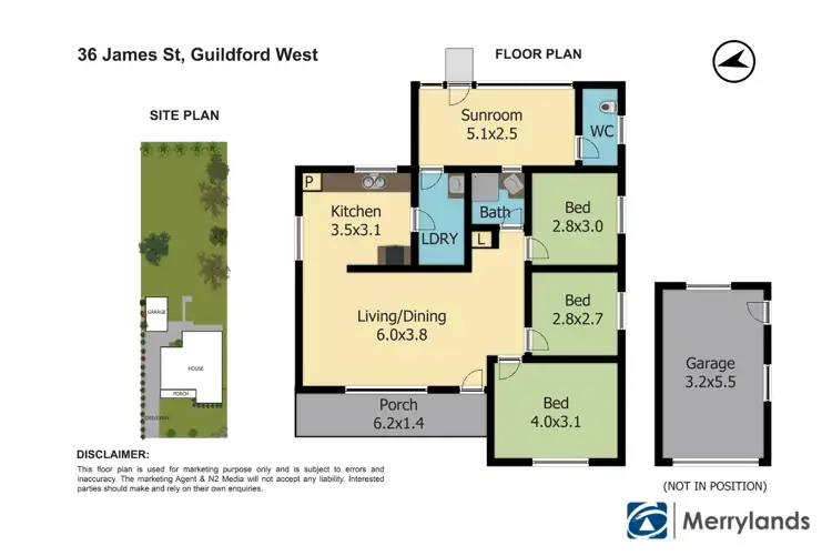 Floorplan of Homely house listing, 36 James Street, Guildford NSW 2161