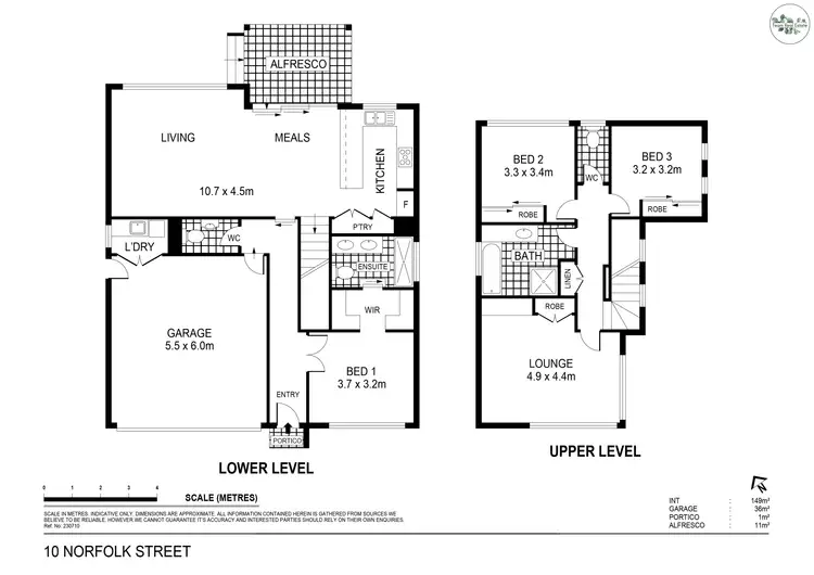 Floorplan of Homely townhouse listing, 10 Norfolk Street, North Bendigo VIC 3550