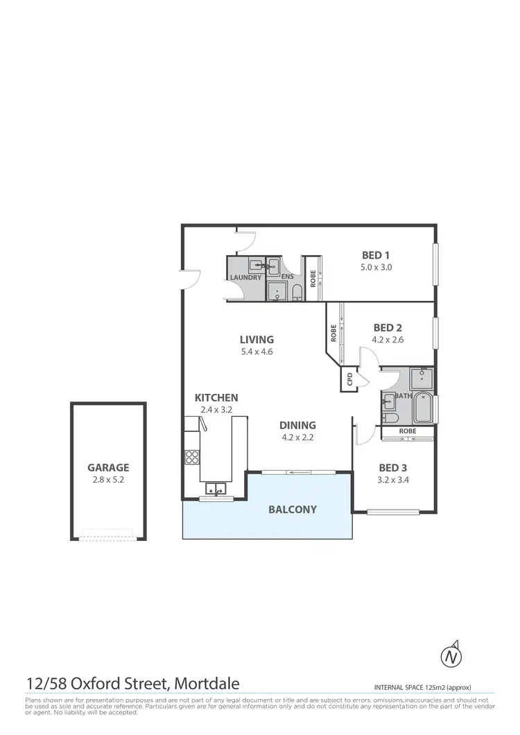 Floorplan of Homely apartment listing, 12/58-68 Oxford Street, Mortdale NSW 2223