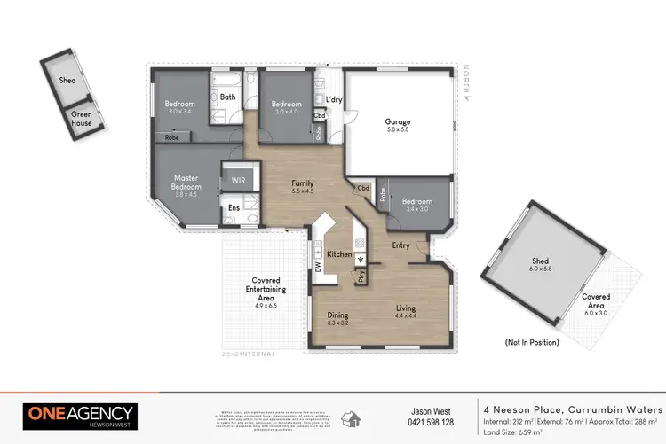 Floorplan of Homely house listing, 4 Neeson Place, Currumbin Waters QLD 4223