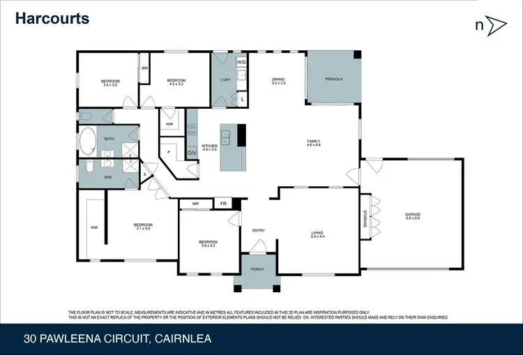 Floorplan of Homely house listing, 30 Pawleena Circuit, Cairnlea VIC 3023