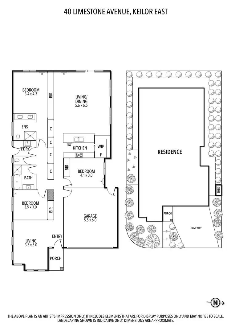 Floorplan of Homely house listing, 40 Limestone Avenue, Keilor East VIC 3033