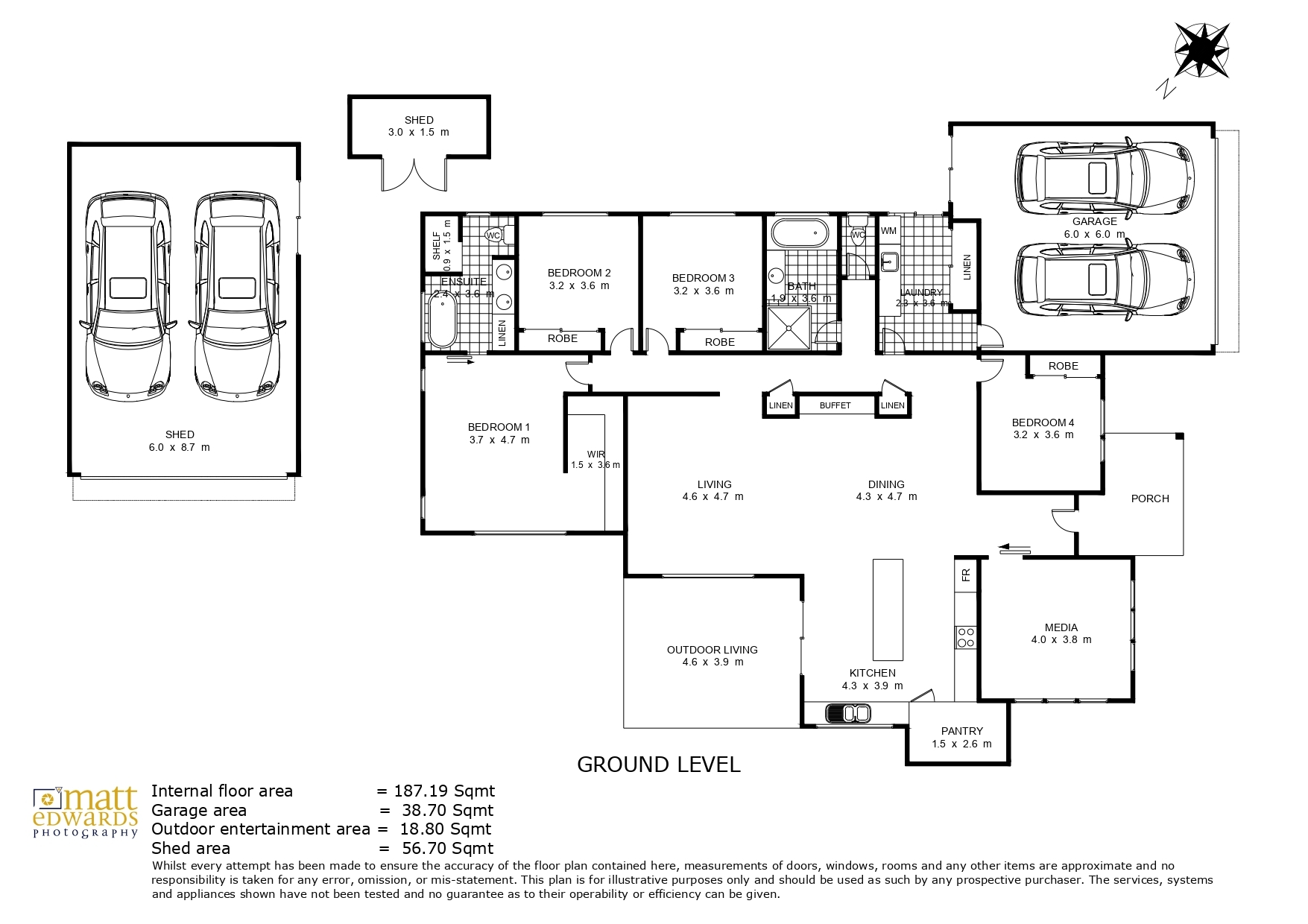 Floorplan of Homely house listing, 28 Webcke Crescent, Kleinton QLD 4352