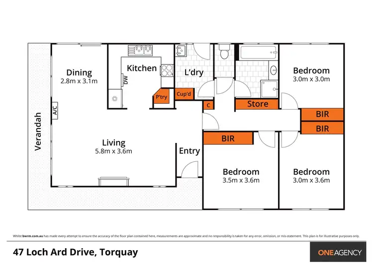 Floorplan of Homely house listing, 47 Loch Ard Drive, Torquay VIC 3228