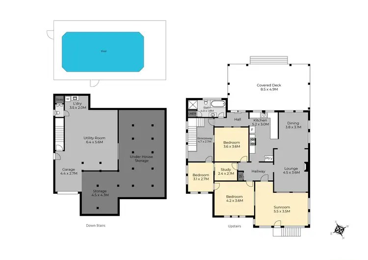 Floorplan of Homely house listing, 13 Harmony Avenue, East Lismore NSW 2480