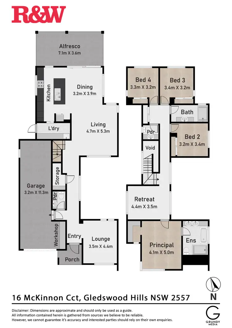 Floorplan of Homely house listing, 16 McKinnon Circuit, Gledswood Hills NSW 2557