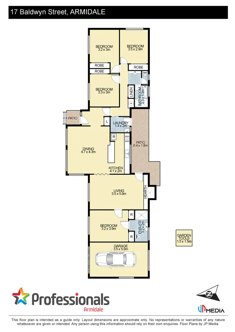 Floorplan of Homely house listing, 17 Baldwyn Street, Armidale NSW 2350