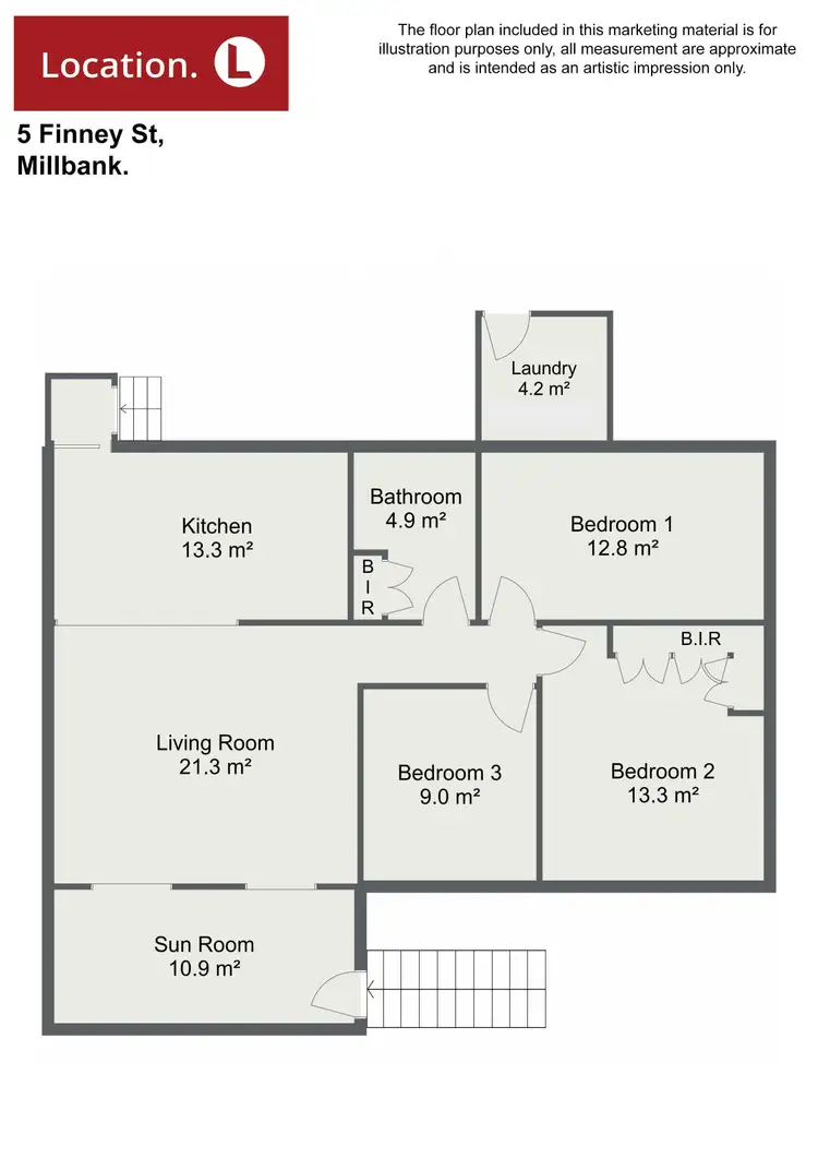 Floorplan of Homely house listing, 5 Finney Street, Millbank QLD 4670
