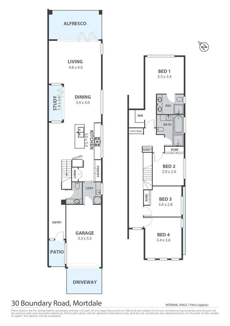 Floorplan of Homely semi-detached listing, 30 Boundary Road, Mortdale NSW 2223