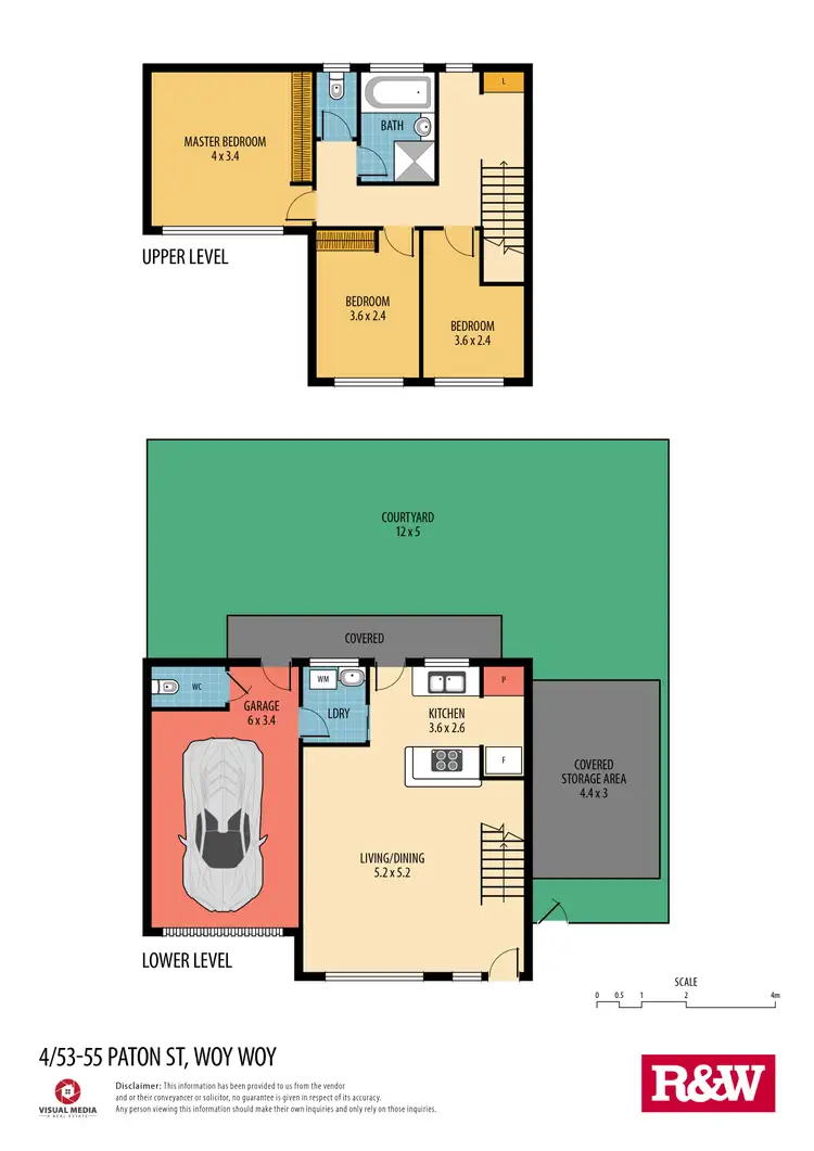 Floorplan of Homely townhouse listing, 4/53-55 Paton Street, Woy Woy NSW 2256