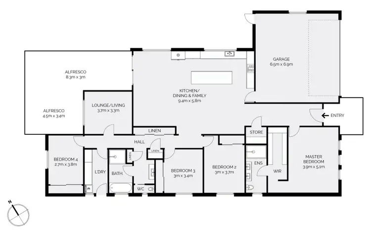 Floorplan of Homely house listing, 7 Grimes Street, Windradyne NSW 2795