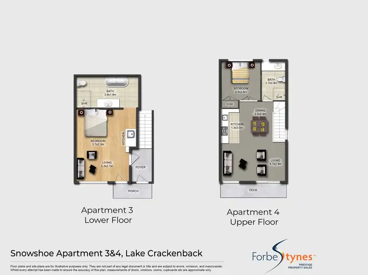 Floorplan of Homely alpine listing, 3 & 4 Snowshoe Apartments, Crackenback NSW 2627
