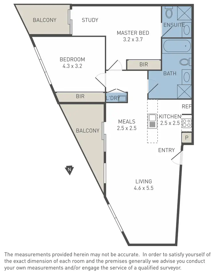 Floorplan of Homely apartment listing, 15/76 The Esplanade, Caroline Springs VIC 3023