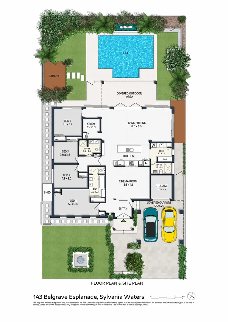 Floorplan of Homely house listing, 143 Belgrave Esplanade, Sylvania Waters NSW 2224