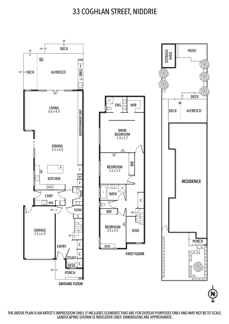 Floorplan of Homely house listing, 33 Coghlan Street, Niddrie VIC 3042