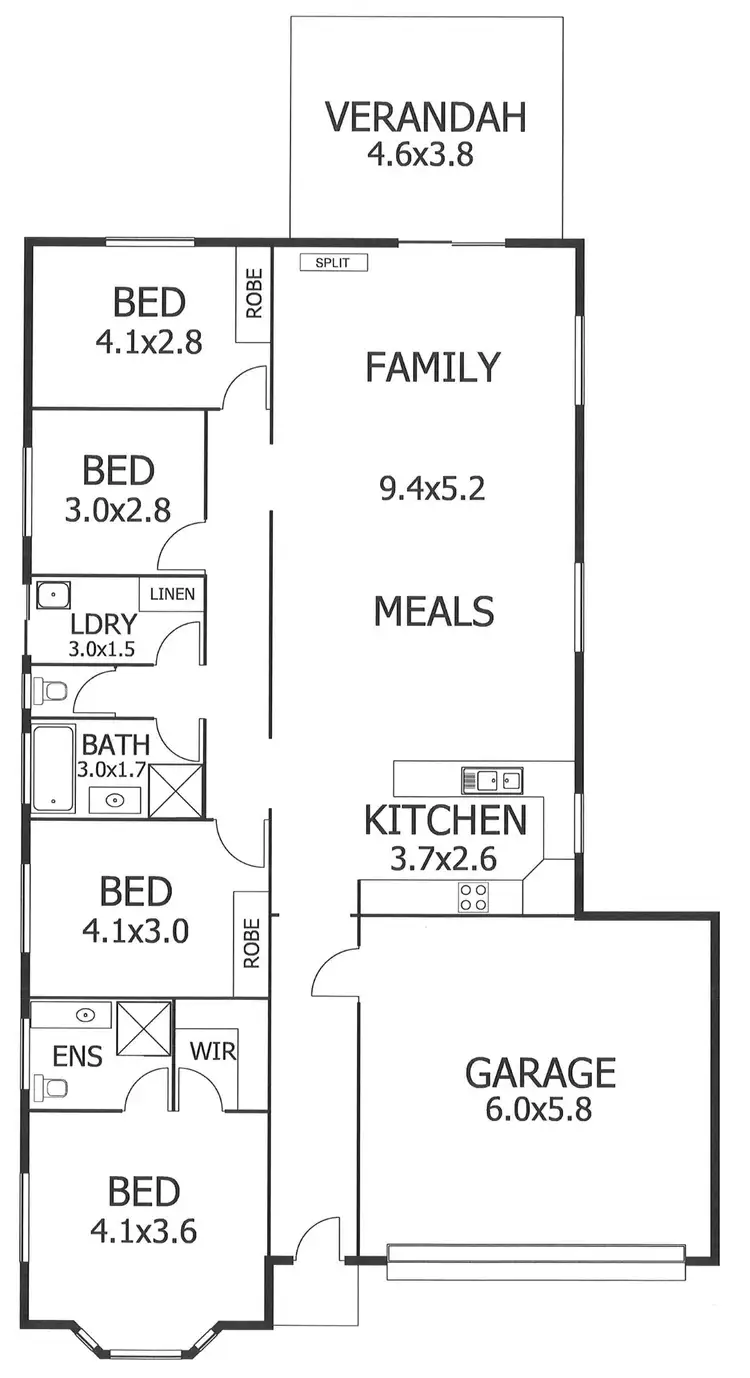 Floorplan of Homely house listing, 12 Paperbark Lane, Murray Bridge SA 5253