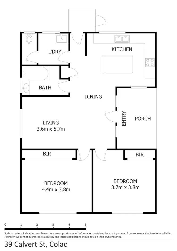 Floorplan of Homely house listing, 39 Calvert Street, Colac VIC 3250