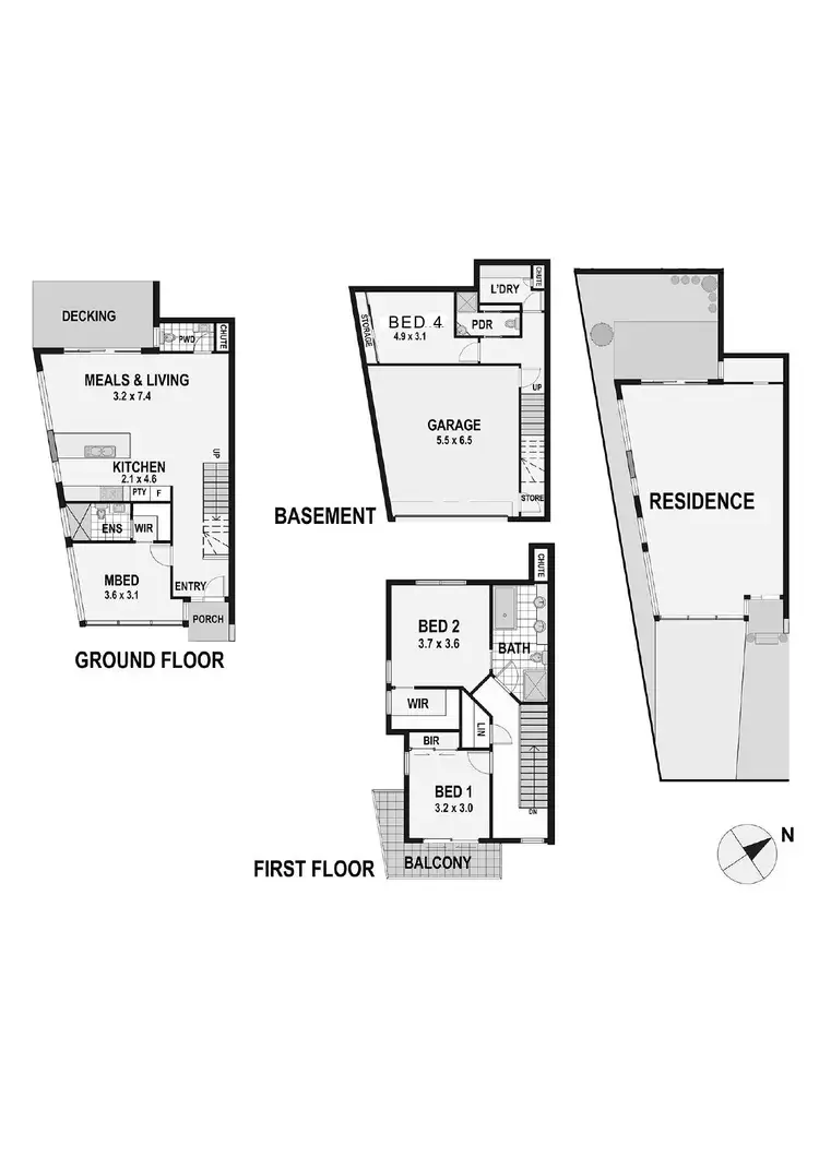 Floorplan of Homely house listing, 15 Craig Street, Keilor East VIC 3033