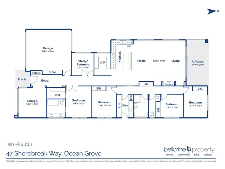 Floorplan of Homely land listing, 47 Shorebreak Way, Ocean Grove VIC 3226