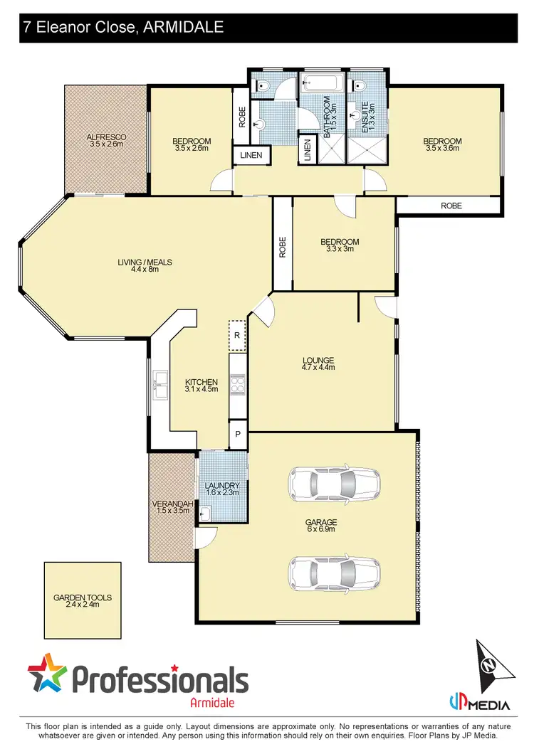 Floorplan of Homely house listing, 7 Eleanor Close, Armidale NSW 2350