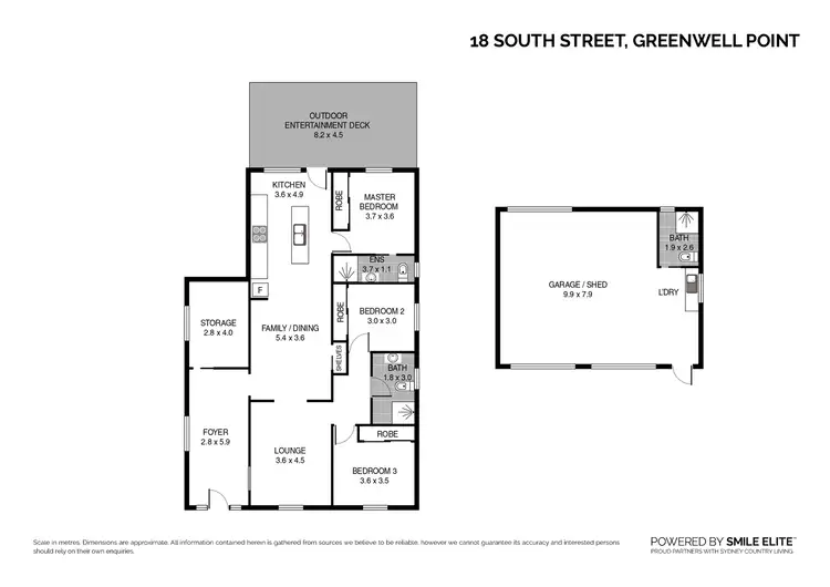 Floorplan of Homely house listing, 18 South Street, Greenwell Point NSW 2540