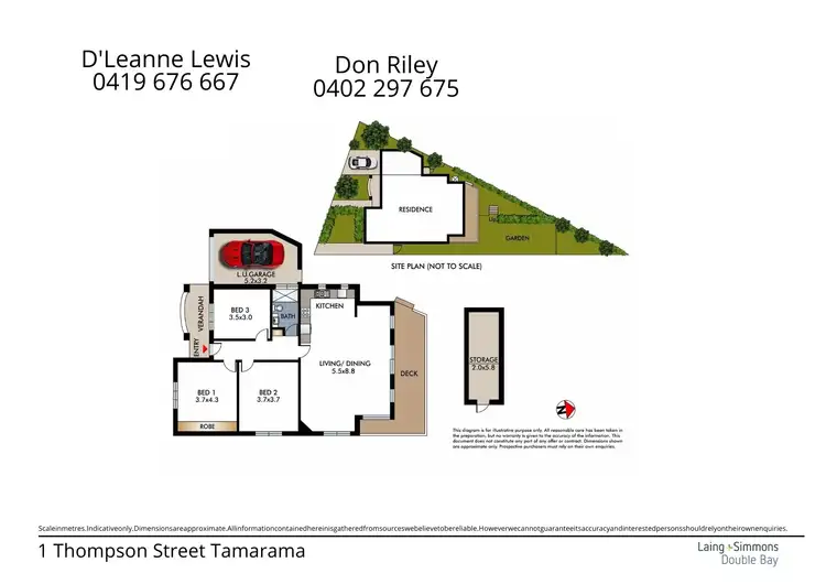 Floorplan of Homely house listing, 1 Thompson Street, Tamarama NSW 2026