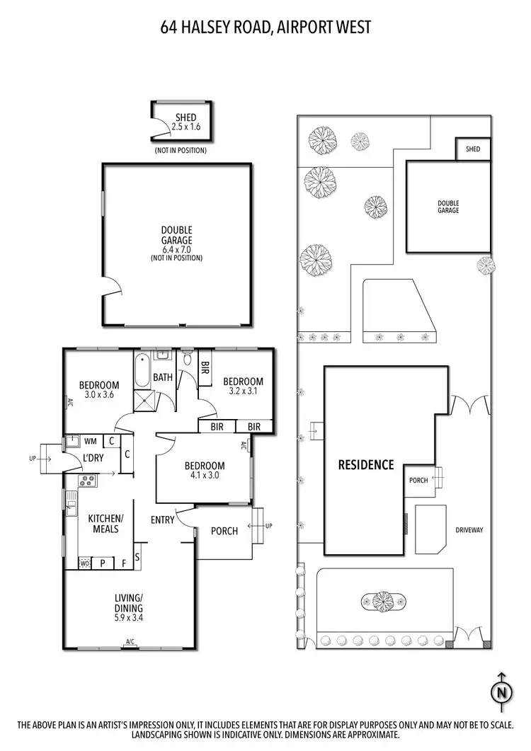 Floorplan of Homely house listing, 64 Halsey Road, Airport West VIC 3042